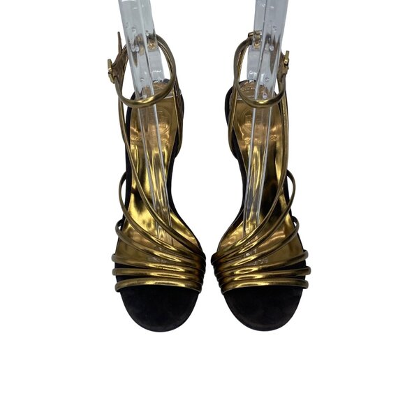 Tory Burch Hanni Bronze/Brown High heel sandal Women’s size 8.5 - Picture 3 of 12